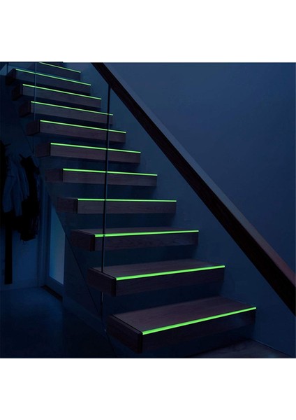 Karanlıkta Parlayan Bant Işıklı Acil Durum Rulosu Güvenlik Çıkış Işaretleri Merdivenler, Duvarlar Basamaklar Çıkış Işareti 1cm (Yurt Dışından) fırsatları