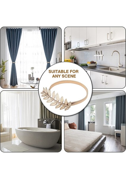 [2 Parça Paket] Perde Askısının Metal Yay Tasarımı Çoğu Perdeye Uyuyor ve Kullanımı Kolay Altın (Yurt Dışından) fırsatları