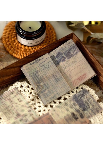 Dıy Vintage Scrapbooking Kağıt Koleksiyonu Telefon Süsü Karalama Defteri Koleksiyon Defteri Kağıdı Kartpostal Günlük Kaydı Malzemeleri D (Yurt Dışından) modelleri
