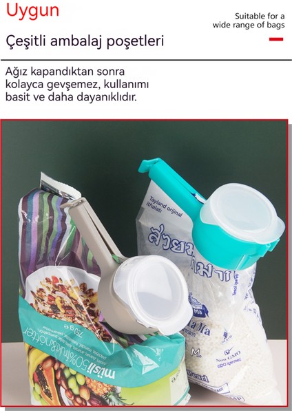 Çok Fonksiyonlu Gıda Taze Koruma Sızdırmazlık Klipsi (Yurt Dışından) modelleri