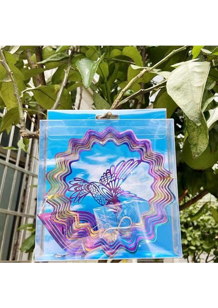 Kuş Rüzgar Spinner Asılı Bahçe Dekorasyon 6 Inç Rüzgar Spinner Açık Paslanmaz Çelik Renkli Kuş (Yurt Dışından) indirimleri