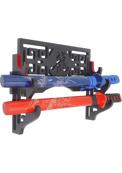 Kadife Koruyun Duvara Montaj Tutucu Ekran Standı Katana Wakizashi Lar Için Keçe Şeritler ile (3 Katmanlı Ejderha) (Yurt Dışından) modelleri