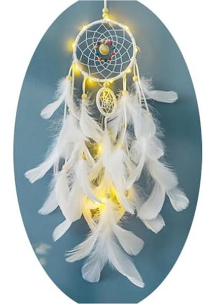 Rüya Yakalayıcılar, Boho Rüya Yakalayıcı El Yapımı Tüy Işıklı, Arkadaşlar Için Ev Dekorasyon Hediyeleri, Duvar Dekorasyonu, Yatak Odası Dekorasyonu (Yurt Dışından) modelleri
