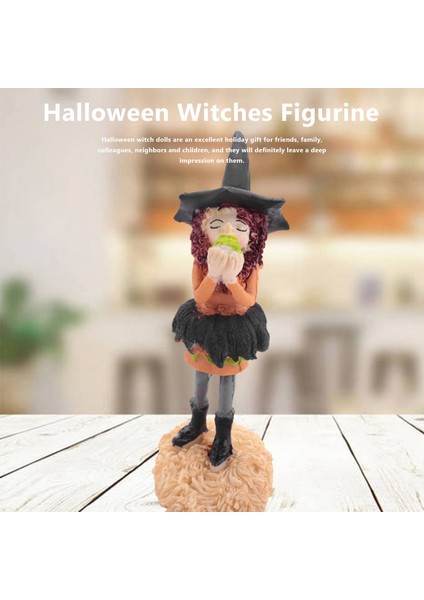 Cadılar Bayramı Cadılar Heykelcik Büyüleyici Cadı Dekor Bebek Mini Sihirli Cadı Cadılar Bayramı Süslemeleri Masaüstü Ev Dekor-D (Yurt Dışından) fiyatları
