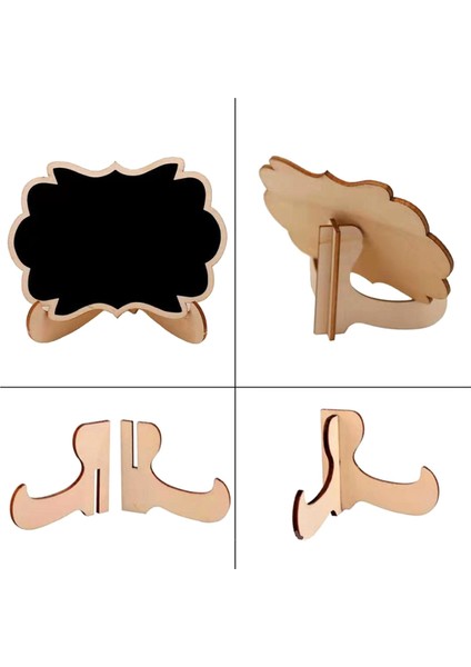 40 Adet Ahşap Mini Tahta Destek Şövaleleri 4 Farklı Stil Küçük Tahta Düğün Etiket Partileri Etkinlik Dekoru Için (Yurt Dışından) indirimleri