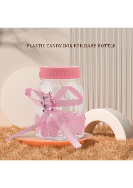 24 x Biberon Mini Biberon 4x9 cm Yapay Elmas Pembe Ayı Hediye Kız Bebek Bebek Vaftiz Iyilik (Yurt Dışından) fiyatları