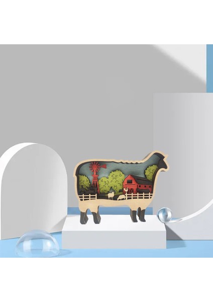 Çiftlik Hayvanları Masa Dekorasyonu, Ev Dekorasyonları, Duvar Dekoru, Rustik Ev Dekoru, Kulübe Dekoru (Domuz) (Yurt Dışından) fırsatları