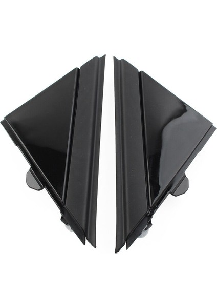 1 Çift Parlak Siyah Dikiz Aynası Üçgen Ayna Dekoratif Levha 1SH17KX7AA 1SH16KX7AA Fiat 500 2012-2019 Için (Yurt Dışından)