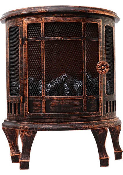 Mini LED Şömine Vintage Dekoratif Fener Iç Mekan Dış Mekan Masa Oturma Odası Sonbahar Dekorasyonu Usb/pil ile Çalışır (Yurt Dışından)