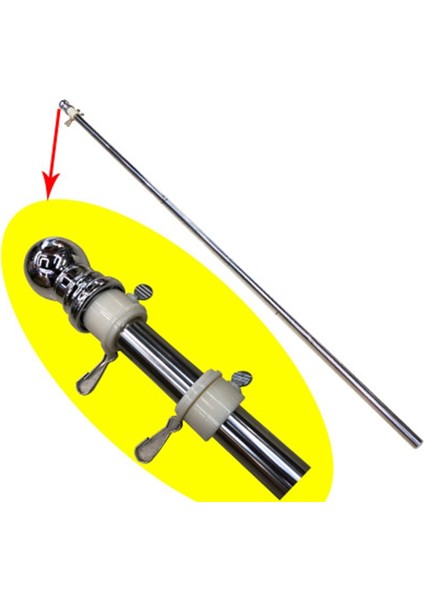 1.8m Teleskopik Bayrak Direği Bayrak Direği Kılavuzu Afiş Bayrak Direği Seti Tokalı Paslanmaz Çelik Bayrak Direği (Yurt Dışından) indirimleri