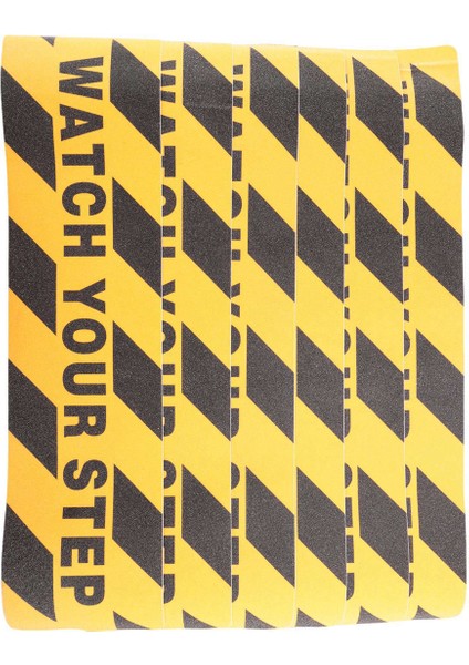 Adımınızı Izleyin Zemin Çıkartmaları Çıkartmalar 6X24 Inç Uyarı Işareti Etiket Zemin Bandı Kaymaz Aşındırıcı Yapışkan Bant Çıkartması (Yurt Dışından) fiyatları