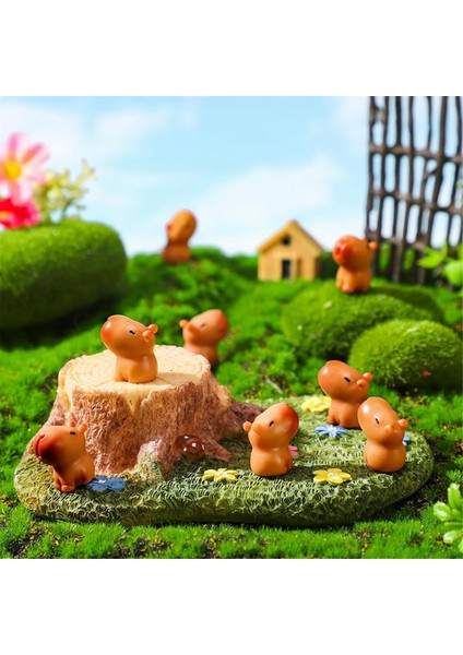 Mini Kapia Reçine Heykeli, Kapia Model Süsleri, Minyatür Hayvanlar, Masaüstü Açık Hava El Sanatları Süsleri (Yurt Dışından) fiyatları