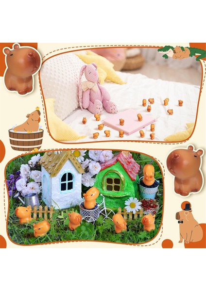 Mini Kapia Reçine Heykeli, Kapia Model Süsleri, Minyatür Hayvanlar, Masaüstü Açık Hava El Sanatları Süsleri (Yurt Dışından) indirimleri