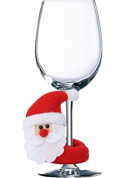 6 Adet Noel Şarap Dağı Noel Baba Geyik-Kardan Adam Noel Tatili Partisi Şarap Dağı Için Içecek Işaretleyiciler (Yurt Dışından) fiyatları