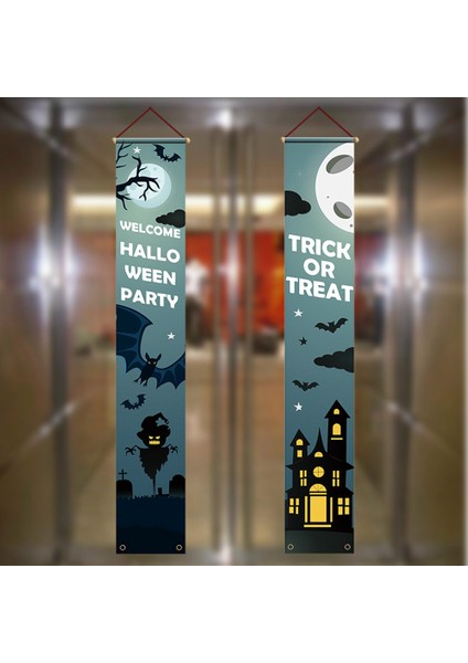 Cadılar Bayramı Süslemeleri Sundurma Tabelaları, Hoş Geldiniz Banner Asılı Kiraz Kuşu Bayrağı, Cadılar Bayramı Hocus Pocus Süslemeleri (Yurt Dışından) fırsatları