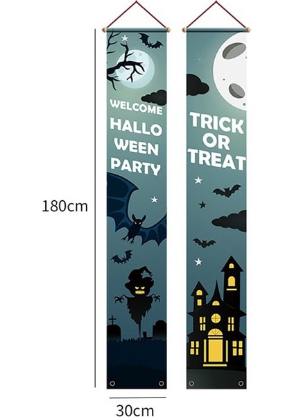 Cadılar Bayramı Süslemeleri Sundurma Tabelaları, Hoş Geldiniz Banner Asılı Kiraz Kuşu Bayrağı, Cadılar Bayramı Hocus Pocus Süslemeleri (Yurt Dışından) indirimleri