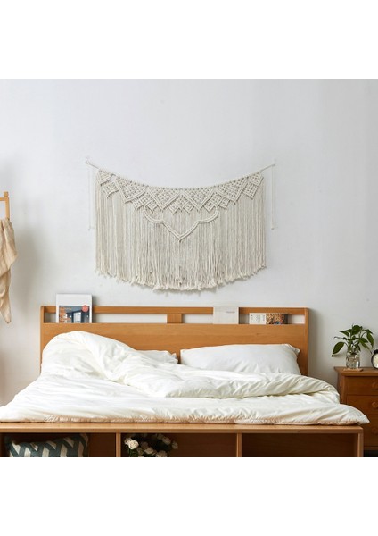 Asılı Goblen El Yapımı Pamuk Bohem Sanat Güzel Daire Yurt Odası Düğün Dekorasyon (Yurt Dışından) fiyatları