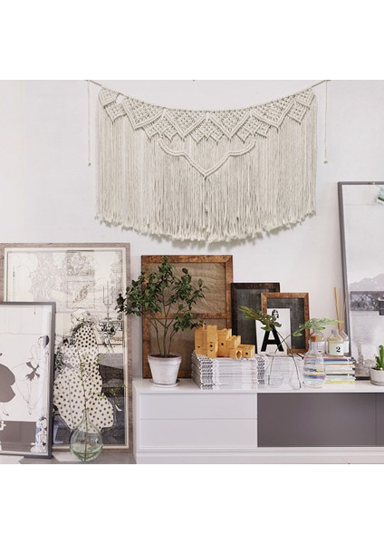 Asılı Goblen El Yapımı Pamuk Bohem Sanat Güzel Daire Yurt Odası Düğün Dekorasyon (Yurt Dışından) indirimleri