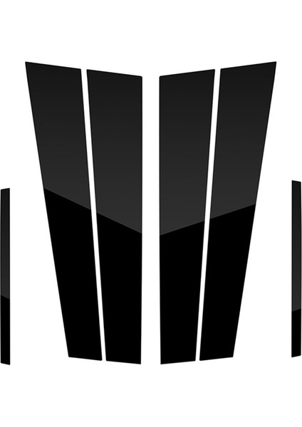 Araba Kapı Pencere Direk Direkleri Trim Kapakları Sticker Dodge Charger 2011-2021 Aksesuarları, Siyah (Yurt Dışından) modelleri