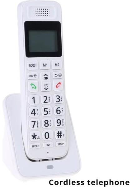 D1018 Iş Ofis Ev El Tipi Dijital Kablosuz Telefon LCD Ekranlı Sabit Sinyal Eu-Plug Siyah (Yurt Dışından) fırsatları