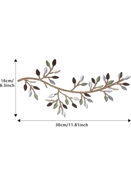 Metal Ağaç Yaprağı Duvar Dekoru, 1 Adet Asma Zeytin Dalı Yaprağı Duvar Sanatı Ferforje Kaydırma Heykelleri, Duvara Asılı Tabela, C (Yurt Dışından) fiyatları