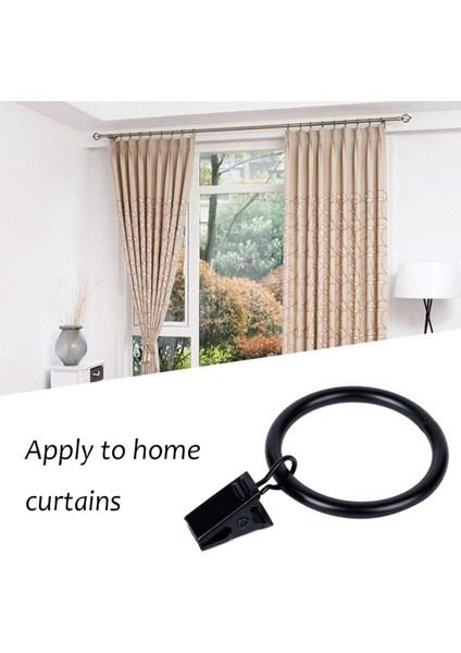 42 Paket Perdelik Perde Klipsi Halkaları, Perdeler Halkaları 1 Iç Çapta, Perde Askıları Klipleri Dekoratif Perdelik (Yurt Dışından) indirimleri