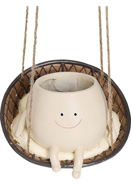 Asılı Salıncak Sandalye Saksı Saksı Yüz Saksı Iç Mekan Dış Mekan Bitki Başlığı Reçine Çiçek Saksıları Anneler Günü Hediyesi (Yurt Dışından)