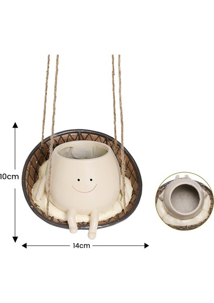 Asılı Salıncak Sandalye Saksı Saksı Yüz Saksı Iç Mekan Dış Mekan Bitki Başlığı Reçine Çiçek Saksıları Anneler Günü Hediyesi (Yurt Dışından) fiyatları
