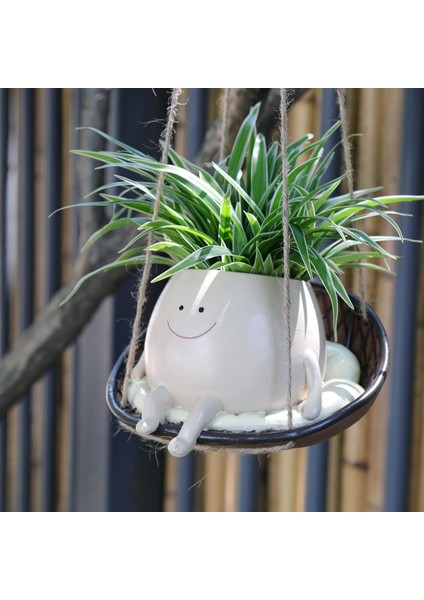 Asılı Salıncak Sandalye Saksı Saksı Yüz Saksı Iç Mekan Dış Mekan Bitki Başlığı Reçine Çiçek Saksıları Anneler Günü Hediyesi (Yurt Dışından) indirimleri