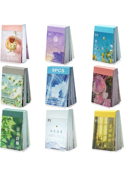 450 Parça Washi Sticker Estetik Çıkartma Seti, Scrapbook Günlüğü Için Alıntı Çıkartmaları Vintage Çıkartmaları, Scrapbook Sticker C (Yurt Dışından)