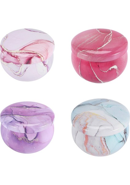 Adet Mum Teneke Mum Yapımı Kiti Boş Metal Mum Teneke Kapaklı Saklama Tenekeleri Yeniden Kullanılabilir Çay Şeker Baharat Hediyeler (Yurt Dışından) modelleri