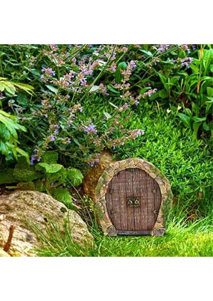 Açık Hava Ağaç Peri Kapısı, Peri Bahçesi Minyatür Cüce Evi Kapıları ve Pencereleri, Mini Peri Bahçesi Heykeli (Yurt Dışından) fırsatları