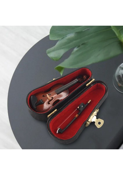 Hediyeler Keman Müzik Enstrümanı Minyatür Çoğaltma Kılıfı, 8X3CM (Yurt Dışından) fiyatları
