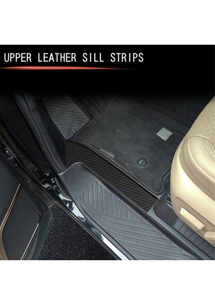 Toyota Alphard/vellfıre 40 Serisi 2023+ Için Araba Deri Üst Eşik Şeritleri Trim Sticker Eşik Şeridi Araba Kapı Koruma Şeritleri (Yurt Dışından) modelleri