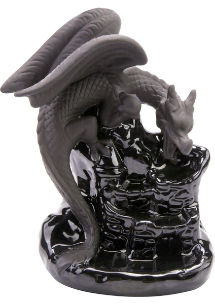 Dragon Zen Dekor Şelale Tütsü Koni Tutucu Buhurdan Tütsü Palnik Tütsü Meditasyon Geri Akış Tütsü (Yurt Dışından)