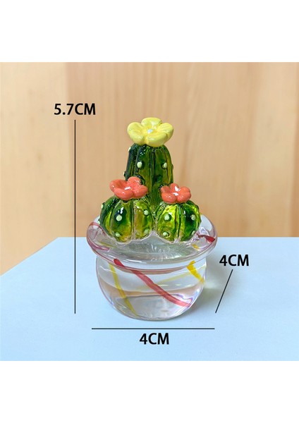 4 Adet Araba Iç Süsleri, Sanat Kaktüs Figürleri, Ev Dekorasyonu, Masaüstü El Sanatları Minyatür Bitki Kaktüs Süsleri B (Yurt Dışından) fiyatları