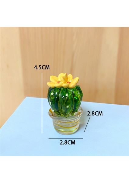 4 Adet Araba Iç Süsleri, Sanat Kaktüs Figürleri, Ev Dekorasyonu, Masaüstü El Sanatları Minyatür Bitki Kaktüs Süsleri B (Yurt Dışından) fırsatları