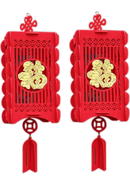 Parça Kırmızı Çin Fenerleri, Çin Yeni Yılı Için Süslemeler, Çin Bahar Şenliği, Düğün Kutlama Dekoru, Küçük (Yurt Dışından)