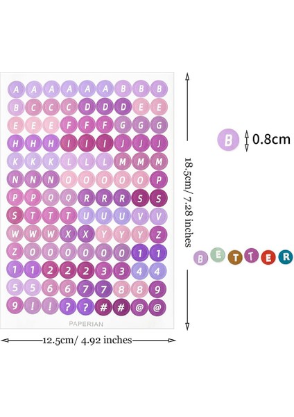 12 Yaprak Renkli Harf Çıkartmaları Alfabe Harf ve Sayı Çıkartmaları Scrapbooking Çıkartmaları Dekoratif Kendin Yap El Sanatları (Yurt Dışından) modelleri