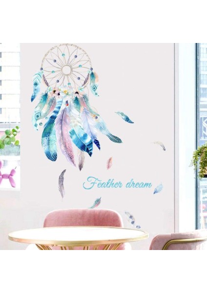 Rüya Yakalayıcı Duvar Çıkartmaları Sanat Çıkartmaları Kendinden Yapışkanlı Duvar Resimleri Ev Yurt Yatak Odası Oturma Odası Için Duvar Dekoru (Yurt Dışından) fiyatları