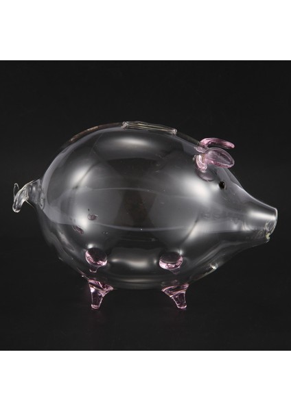 Domuz Kuma Para Kutuları Para Tasarrufu Kutusu Sevimli Şeffaf Cam Hatıra Doğum Günü Hediyesi Çocuklar Için Çocuklar-Pembe (Yurt Dışından) fırsatları