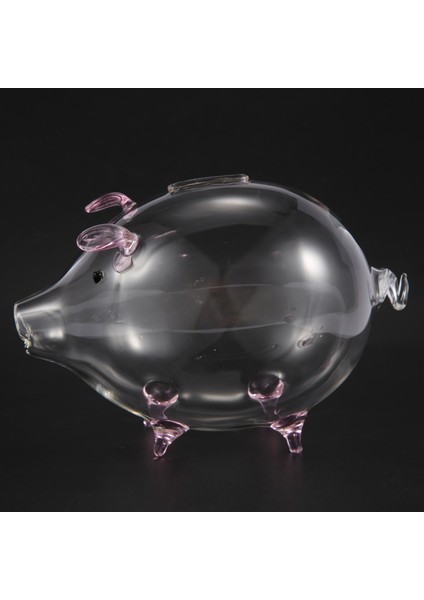 Domuz Kuma Para Kutuları Para Tasarrufu Kutusu Sevimli Şeffaf Cam Hatıra Doğum Günü Hediyesi Çocuklar Için Çocuklar-Pembe (Yurt Dışından) indirimleri