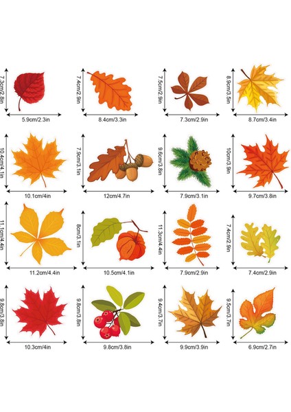 Şükran Günü Sonbahar Yaprakları Pencere Süslemeleri Pencere Çıkartmaları Cam Pencere Için Sonbahar Süslemeleri Mevsimsel Sonbahar Dekorasyonu (Yurt Dışından) fiyatları