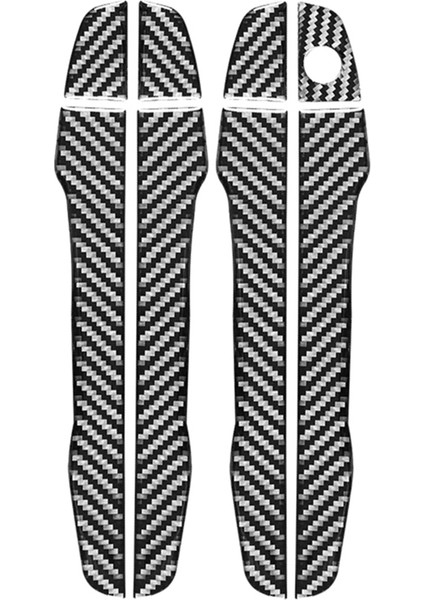 Karbon Fiber Araba Kapı Kulp Kılıfı Trim Etiket Aksesuarları Honda Crv 2016 2017 2018 2019 2020 2021 (Yurt Dışından)