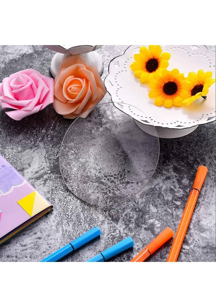 16 Adet Noel Akrilik Süs Akrilik Levha Yuvarlak Akrilik Panel Noel Resim Çerçevesi Boyama Dıy El Sanatları (4 Inç) (Yurt Dışından) fırsatları