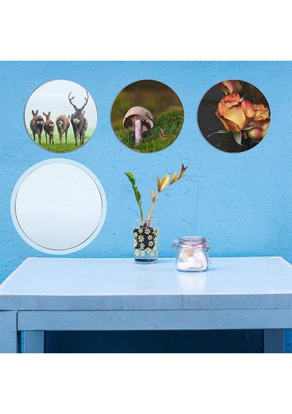 16 Adet Noel Akrilik Süs Akrilik Levha Yuvarlak Akrilik Panel Noel Resim Çerçevesi Boyama Dıy El Sanatları (4 Inç) (Yurt Dışından) indirimleri