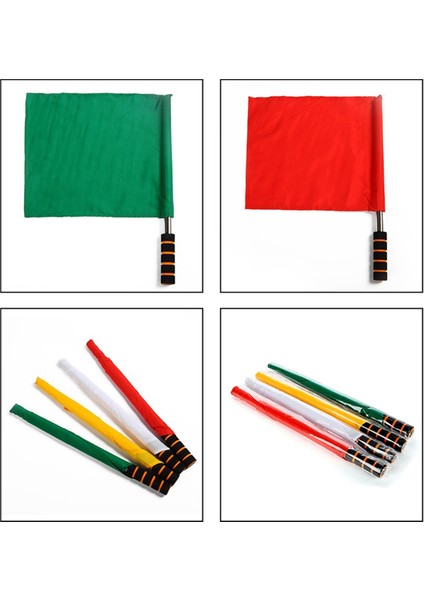 Yeşil Spor Hakem Bayrağı 4 Adet Atletizm Etkinlik Hakem Bayrağı Futbol Kale Bayrağı Bayrak Taşıyıcı Bayrağı Sünger Saplı (Yurt Dışından) fiyatları