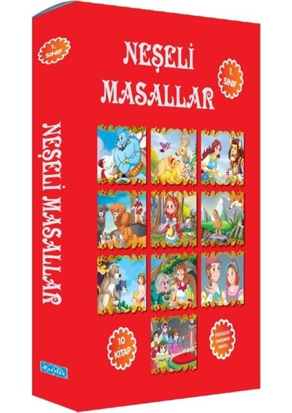 Neşeli Masallar 10 Kitap Set - Ülkü Unsu