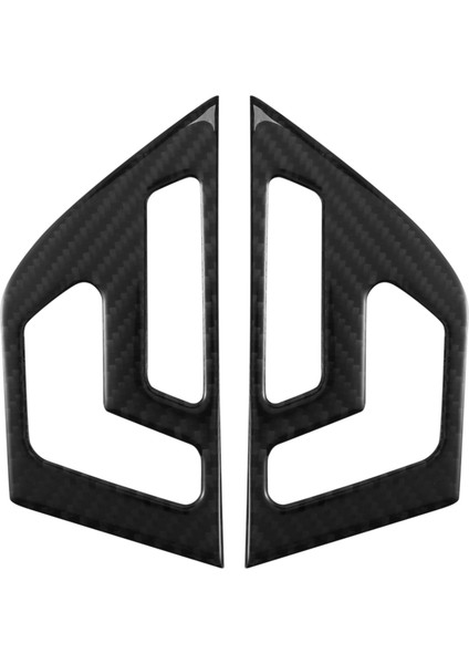 Karbon Fiber Araba Kapı Düğmeleri Koltuk Ayarı Paneli Kapak Trim 2 Adet Mercedes Benz Gla X156 Cla C117 Ab Sınıfı 2011-2018 (Yurt Dışından)