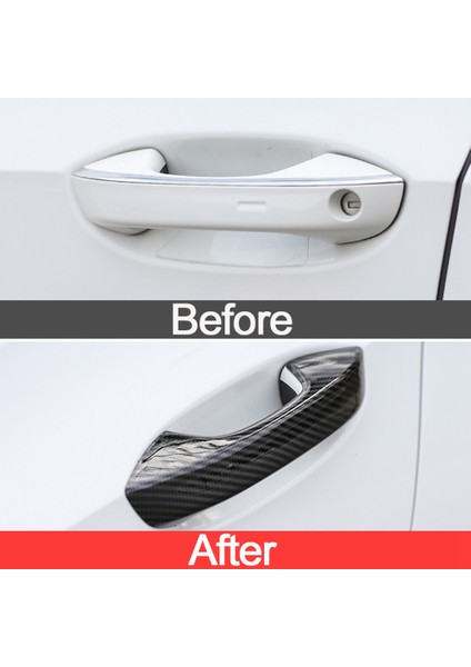 Araba Dış Kapı Kolu Kapağı Döşemesi-Golf 8 Mk8 Aksesuarları 2020 2021 Parlak Siyah (Yurt Dışından) fırsatları